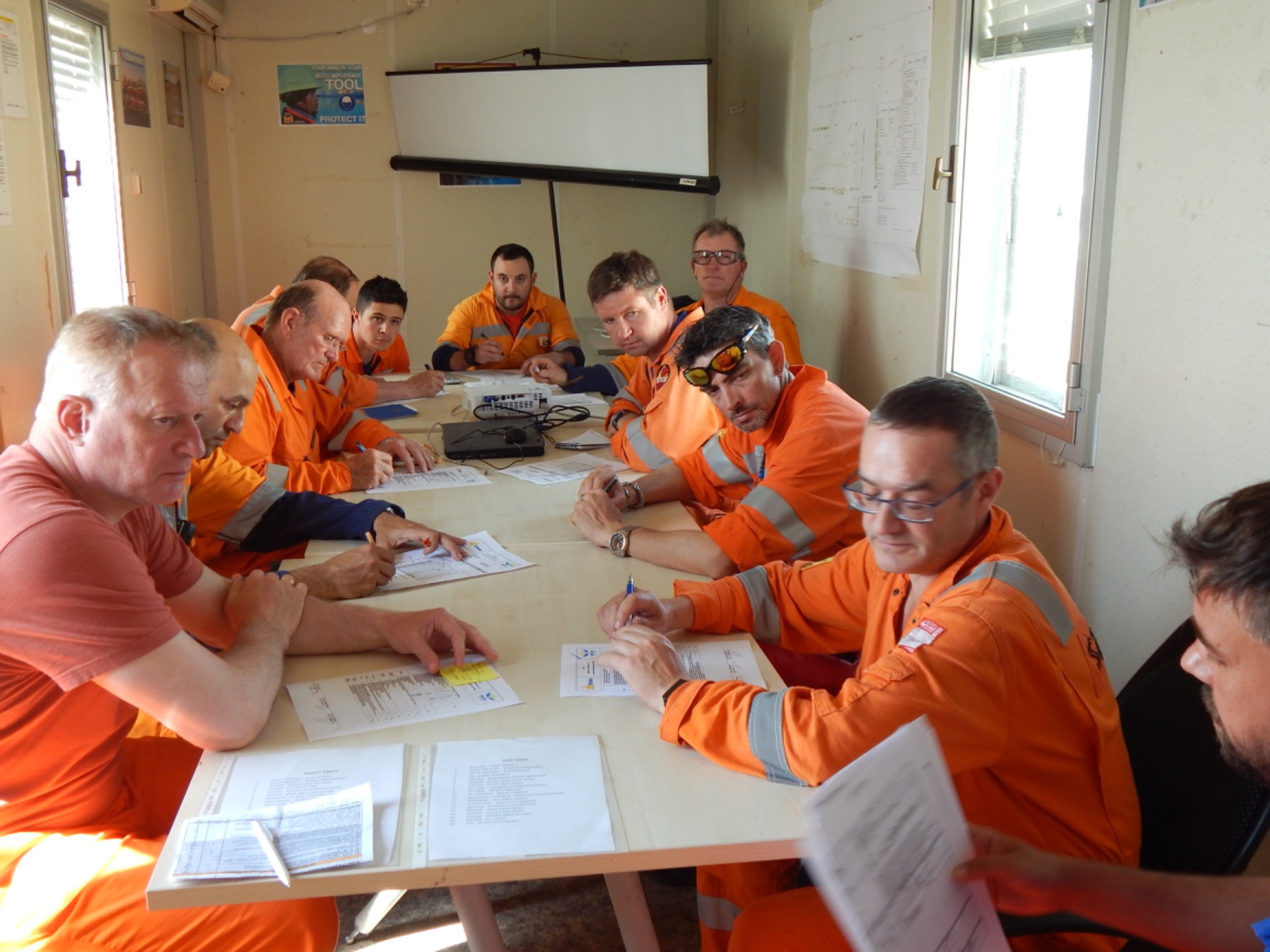 Conference room toolbox talk