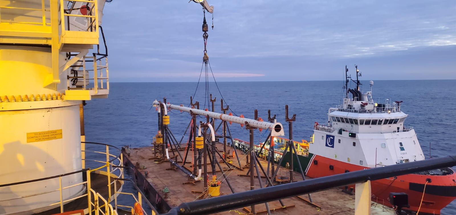 Offshore installation spread during execution readiness verification